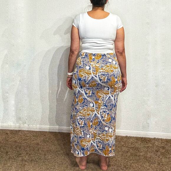 Staud Land and Sea Tree Giovanni Midi Skirt Sz L NWOT - Picture 10 of 13